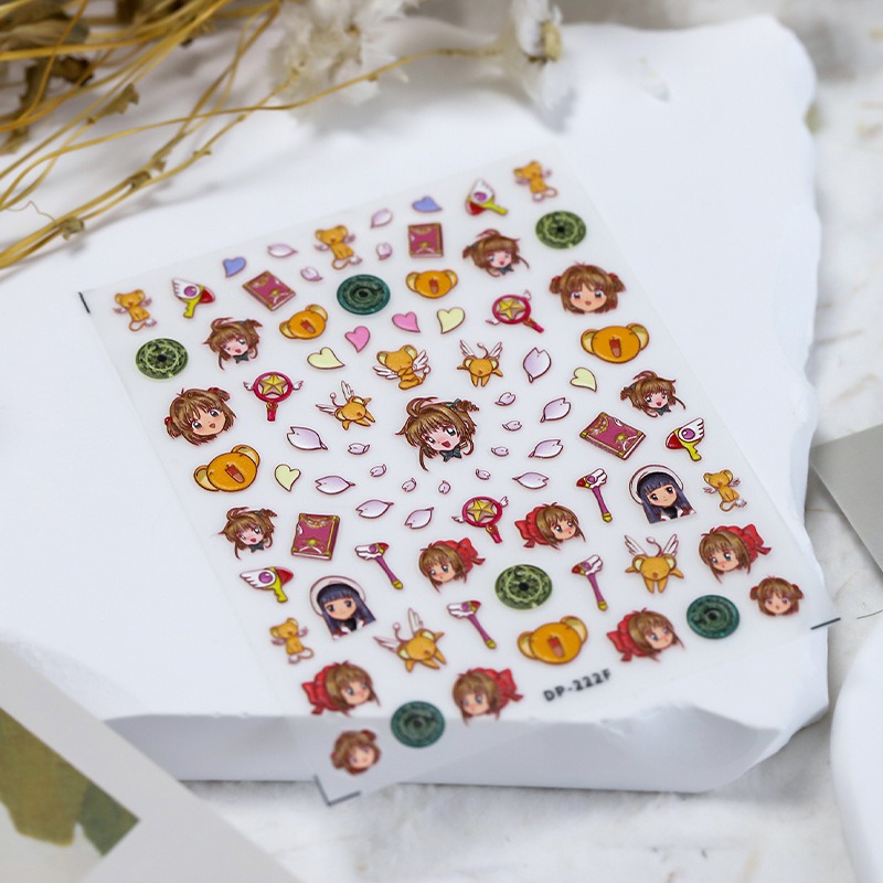 Nail Art Zelda - 1PCS Japanese Style Girl Nail Stickers