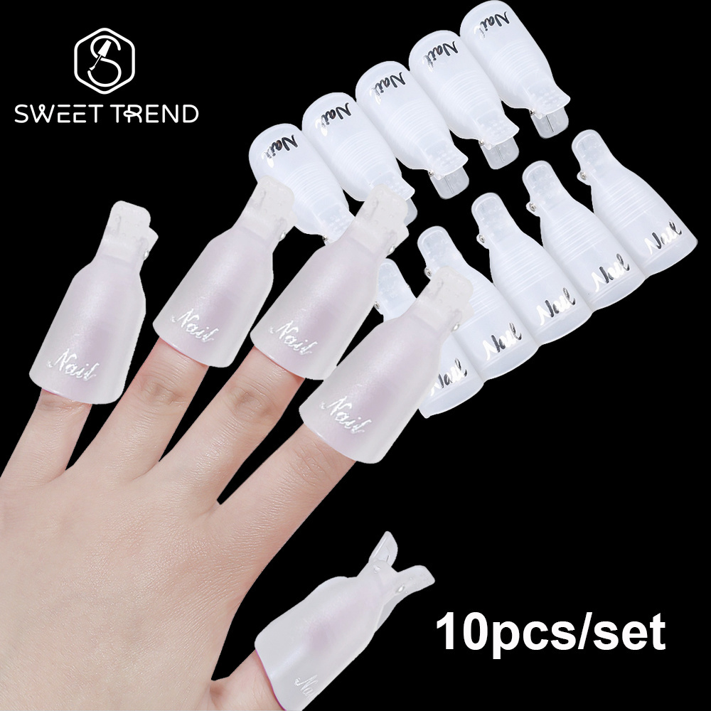 Nail Art Full Color - SWEET TREND-10Pcs/set Plastic Acrylic Nail Art