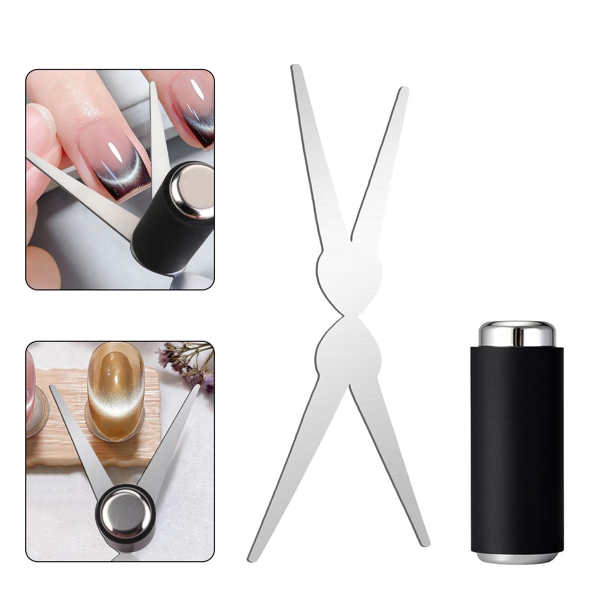 Nail Art Full Color - Double Head French Nail Art Magnet