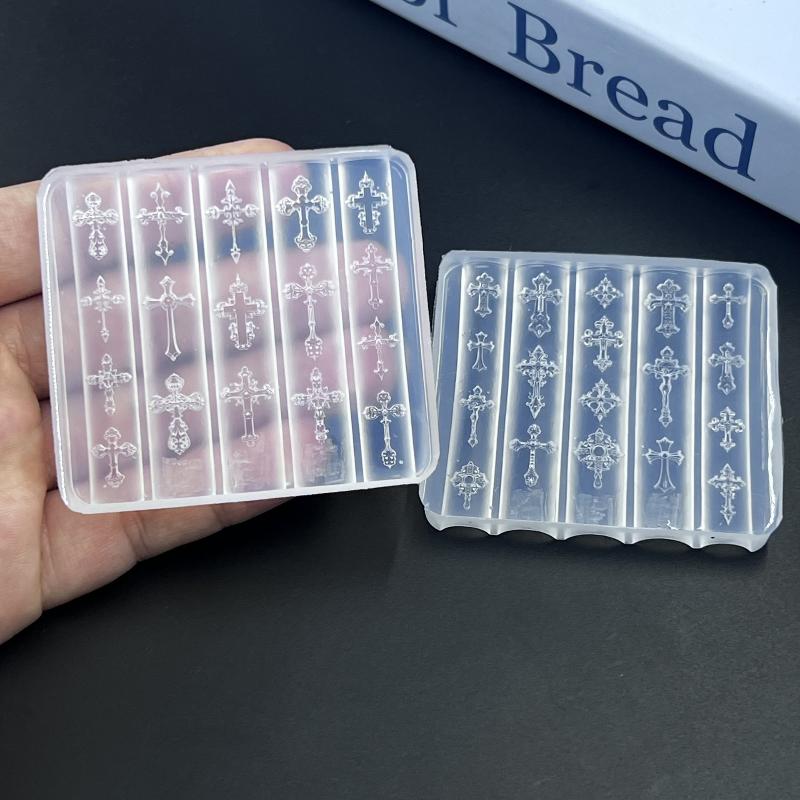 1Pcs Transparent Silicone DIY  - Nail Art Gothic ulasan dan harga