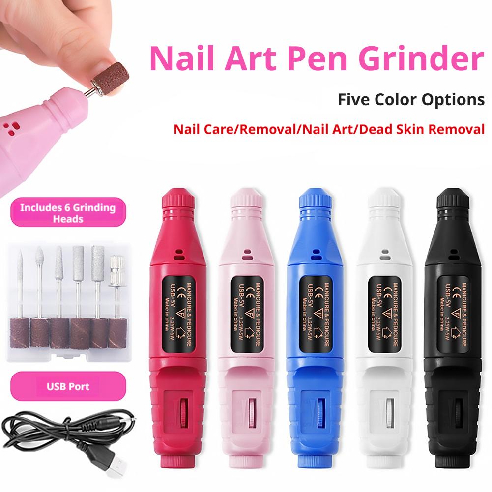 Portable Electric Nail Drill P - Nail Art Full Color ulasan dan harga