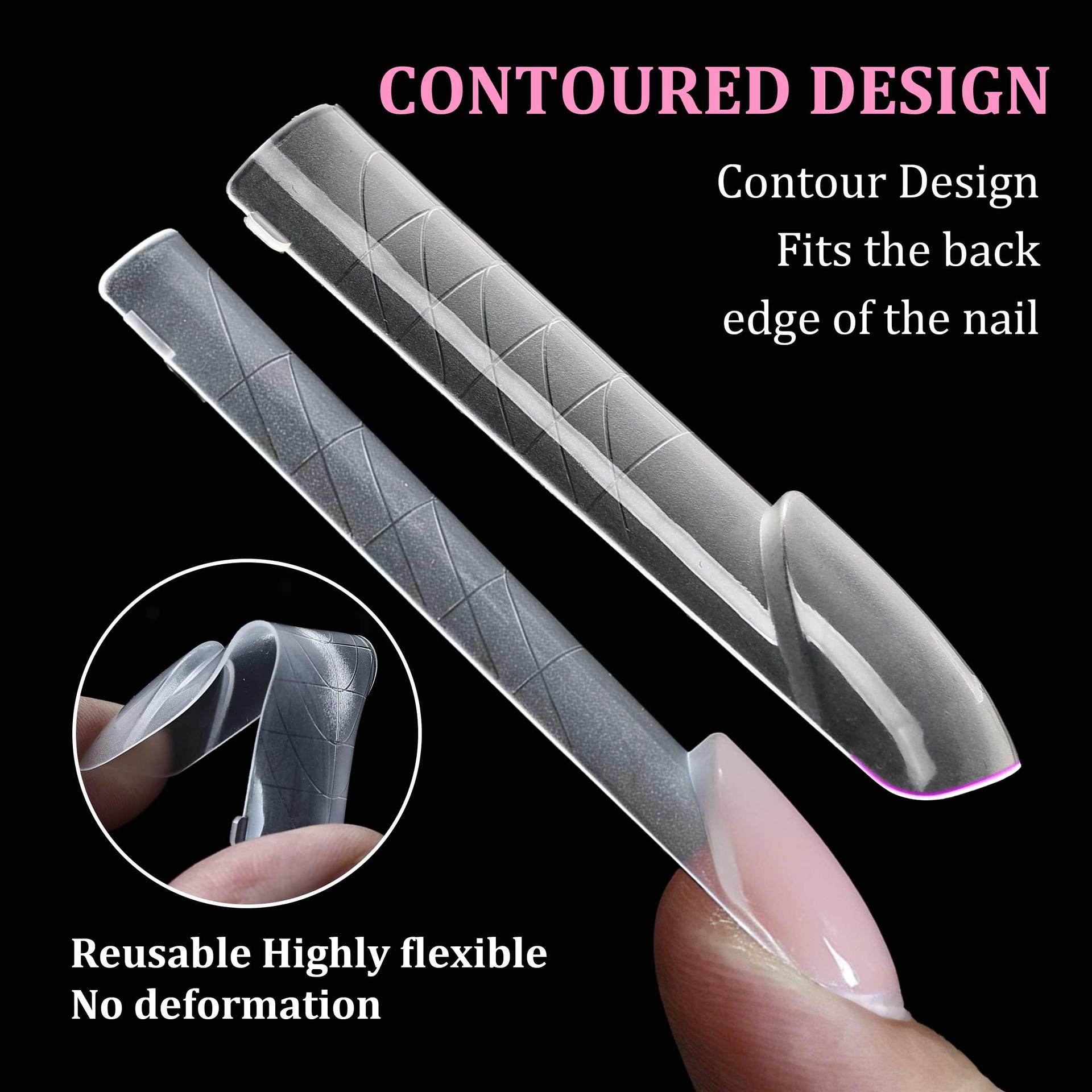 140pcs Flat Edge Nail Extensio - Nail Art Denim ulasan dan harga