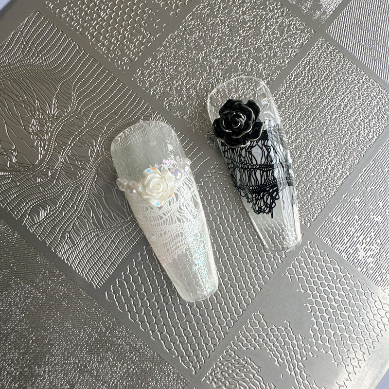 XMQ NAIL ART STAMPING PLATES L - Nail Art Denim ulasan dan harga