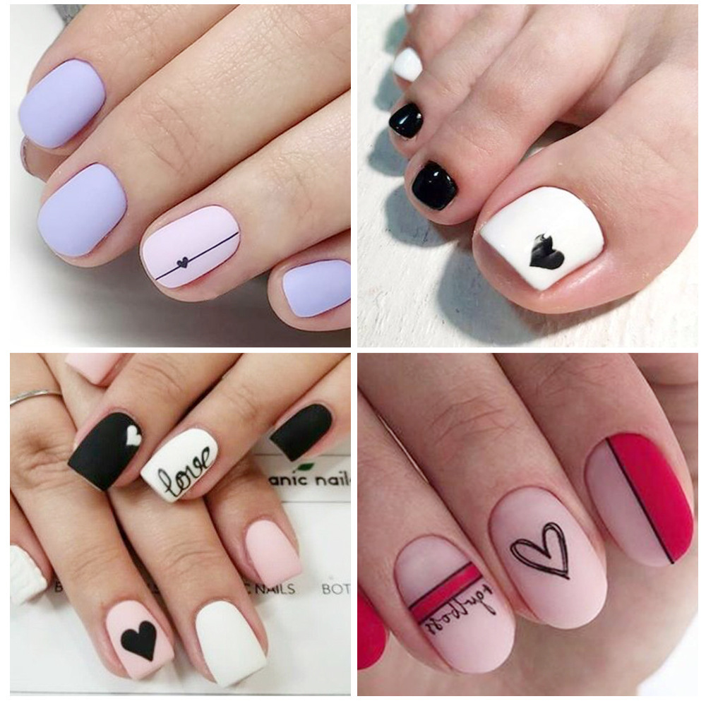 Nail Art Decals Love Hearts Le - Nail Art Valentines Day ulasan dan harga