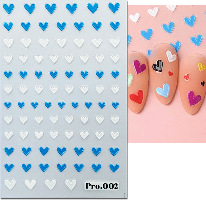 5d Embossed Nail Art Stickers  - Nail Art Valentines Day ulasan dan harga