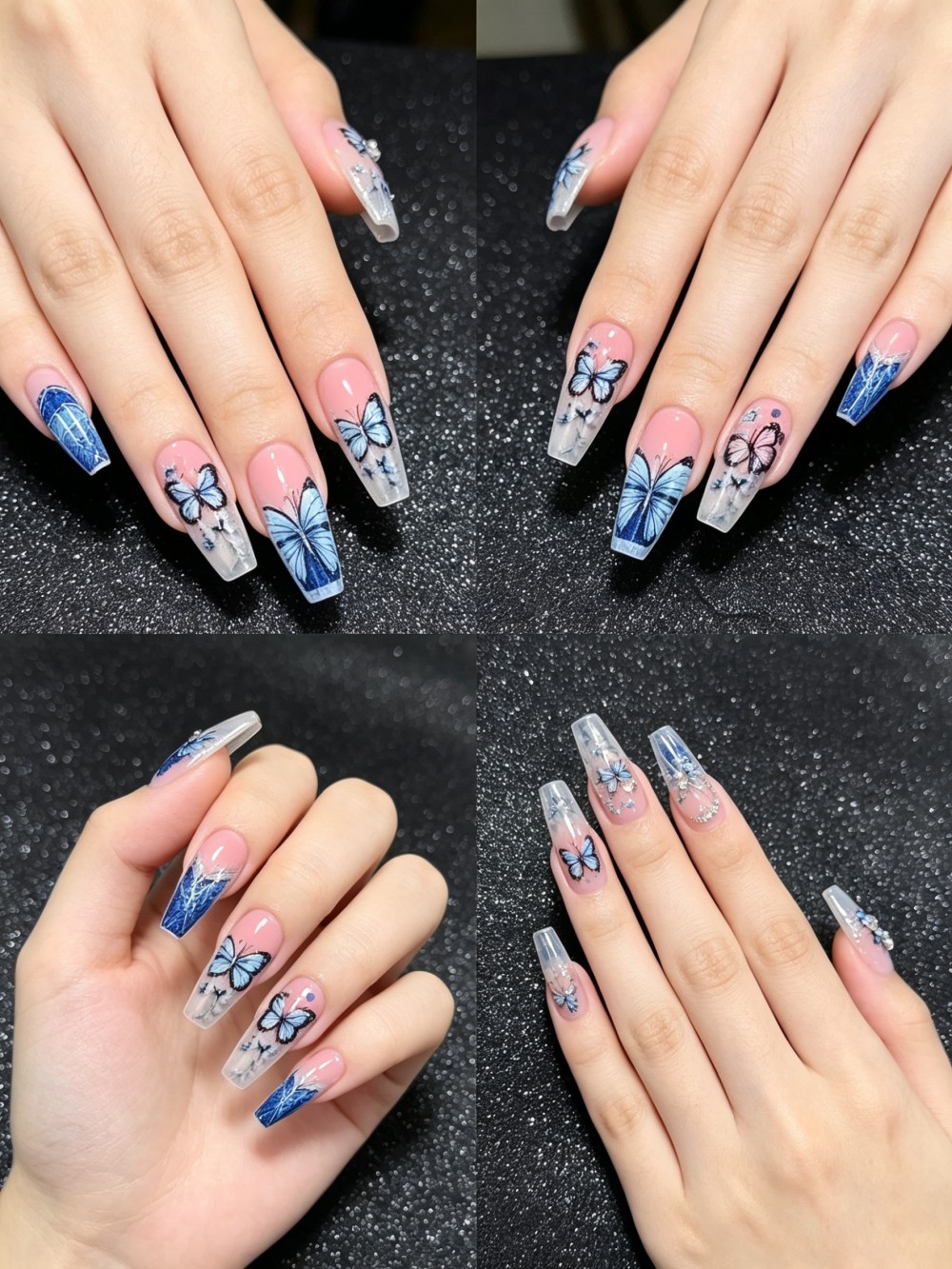 24pcs Spring Butterfly Press O - Nail Art Denim ulasan dan harga