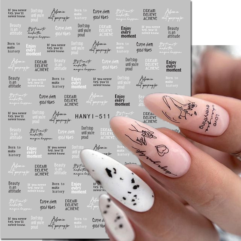 3d Nail Art Decals Valentine D - Nail Art Valentines Day ulasan dan harga