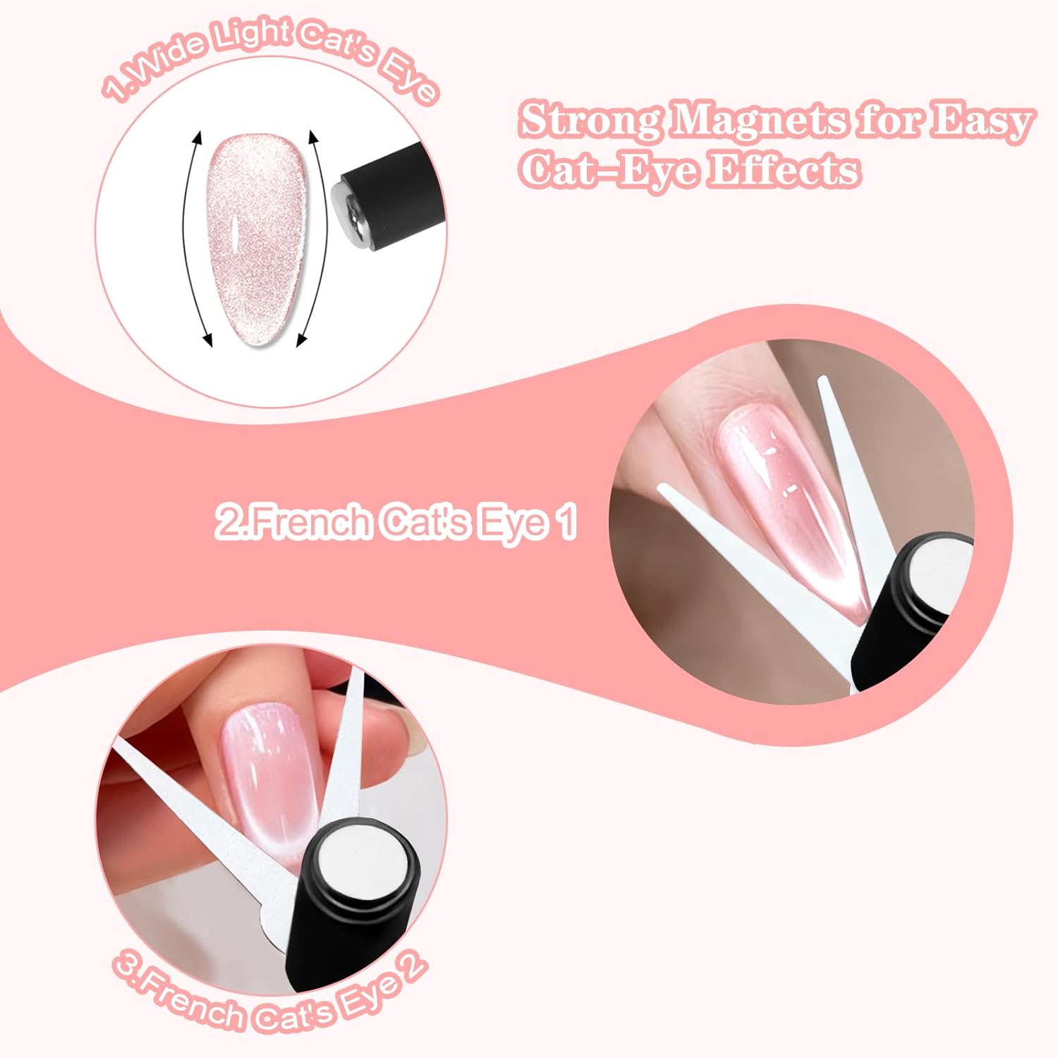 Double Headed Nails Magnet Fre - Nail Art Full Color ulasan dan harga