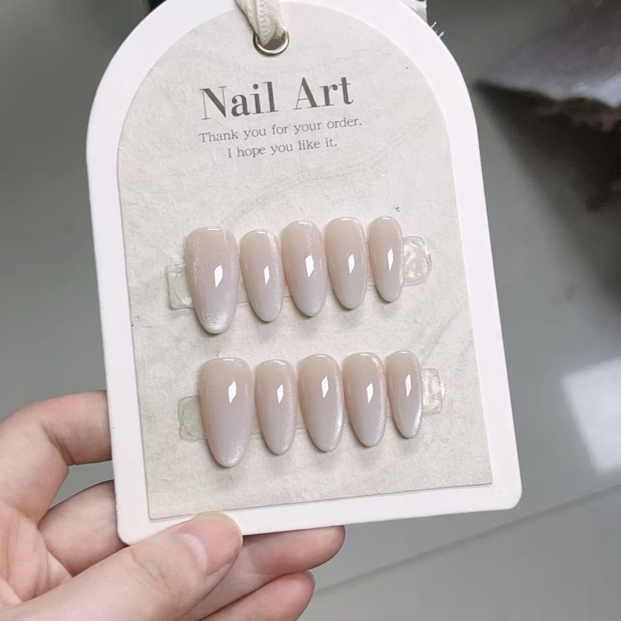 10pcs Solid Color Handmade Pre - Nail Art Full Color ulasan dan harga