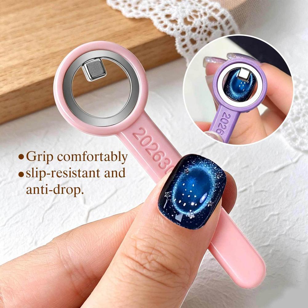 Ring-shaped Cat Eye Nail Tools - Nail Art Full Color ulasan dan harga