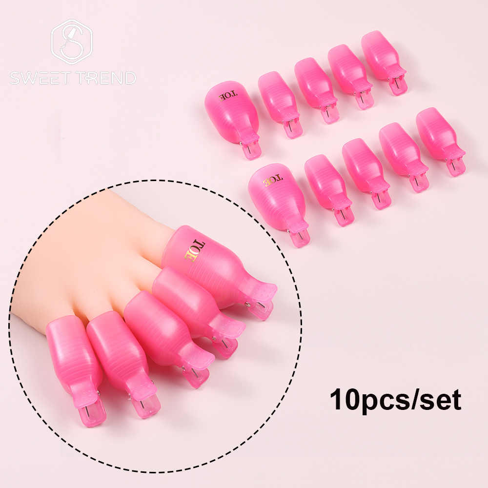 SWEET TREND-10Pcs/set Plastic  - Nail Art Full Color ulasan dan harga