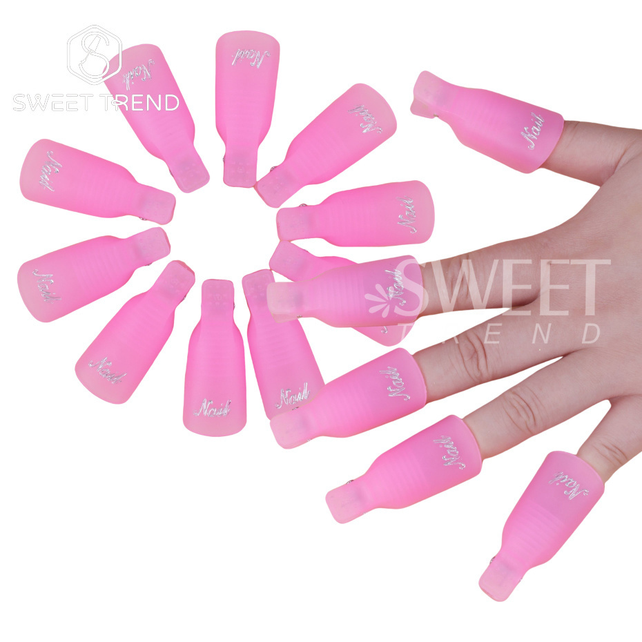 SWEET TREND-10Pcs/set Plastic  - Nail Art Full Color ulasan dan harga