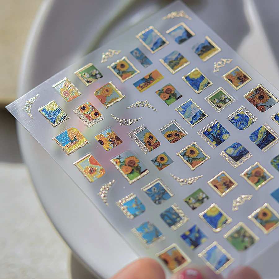 Retro Oil Painting Hot Stampin - Nail Art Zelda ulasan dan harga