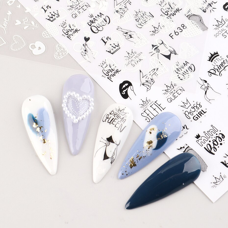2pcs Heart Love Design 3D Nail - Nail Art Valentines Day ulasan dan harga