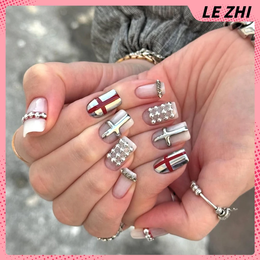 Y2K Spice Girls 10Pcs Handmade - Nail Art Gothic ulasan dan harga