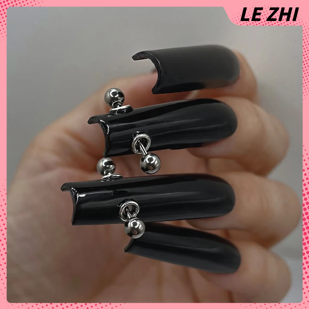 Y2K Spice Girls 10Pcs Handmade - Nail Art Gothic ulasan dan harga
