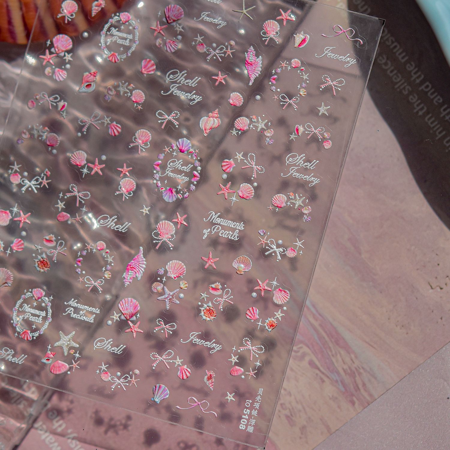 5D Metal Fish Nail Art Sticker - Nail Art Zelda ulasan dan harga
