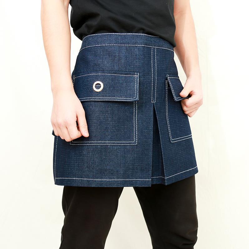 Bust Apron Printed Lettering R - Nail Art Denim ulasan dan harga