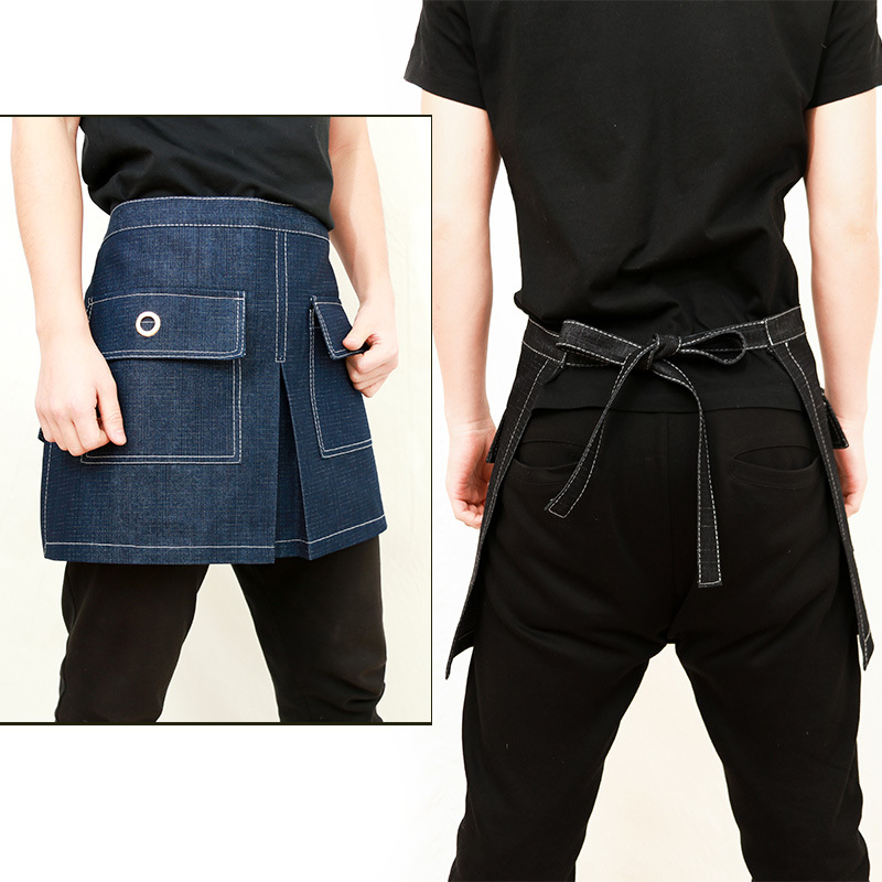 Bust Apron Printed Lettering R - Nail Art Denim ulasan dan harga