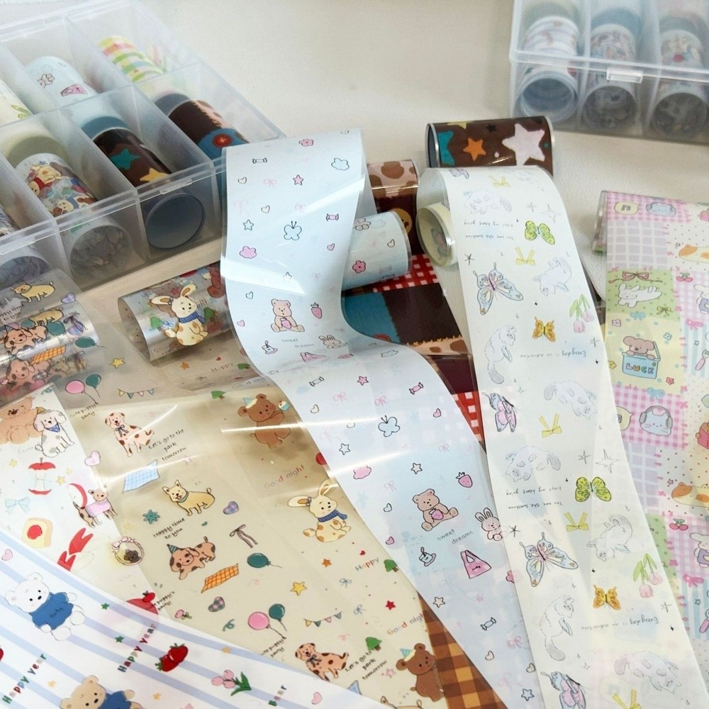 10Rolls Colorful Nail Foils Tr - Nail Art Denim ulasan dan harga